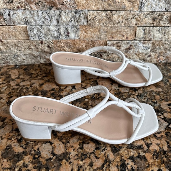 NWOT Stuart Weitzman Knot 50 Block Heel - Picture 2 of 8